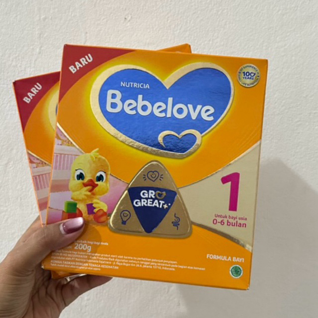 BEBELOVE 0-6 Bulan Susu formula 179gr/200gr - BEBELOVE TAHAP 1