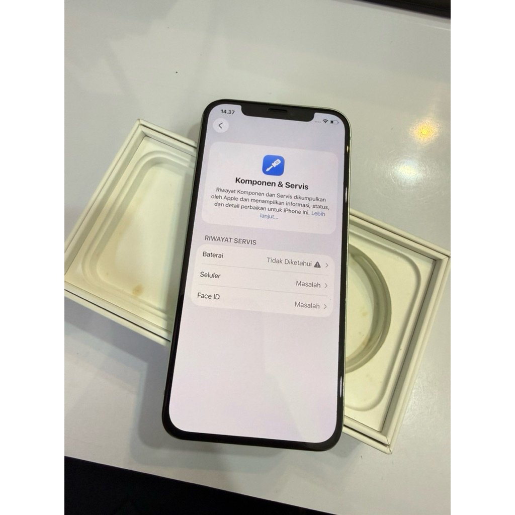 LCD ORI COPOTAN IPHONE 12/12 PRO kondisi noken