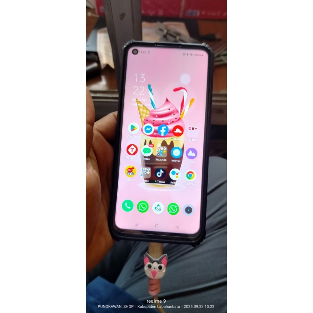 REALME 7i 8/128 SECOND HP+CHARGER AJA