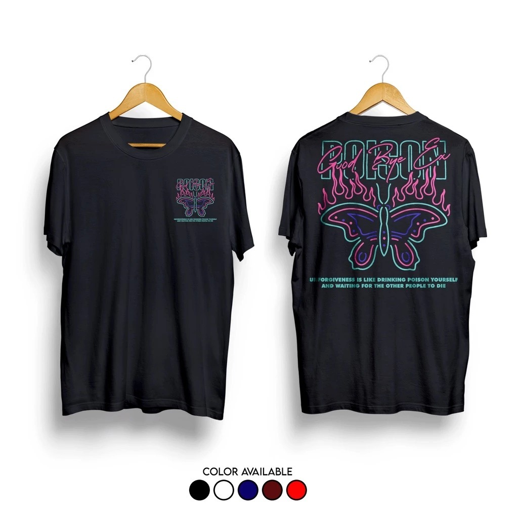 KAOS Good Bye Ex Poison  KAOS DISTRO Good Bye Ex Poison PRIA WANITA