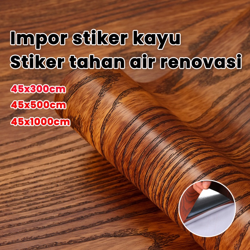 【upgrade】wallpaper motif kayu wallpaper lemari stiker almari kayu wallpaper untuk lemari kayu wallpa