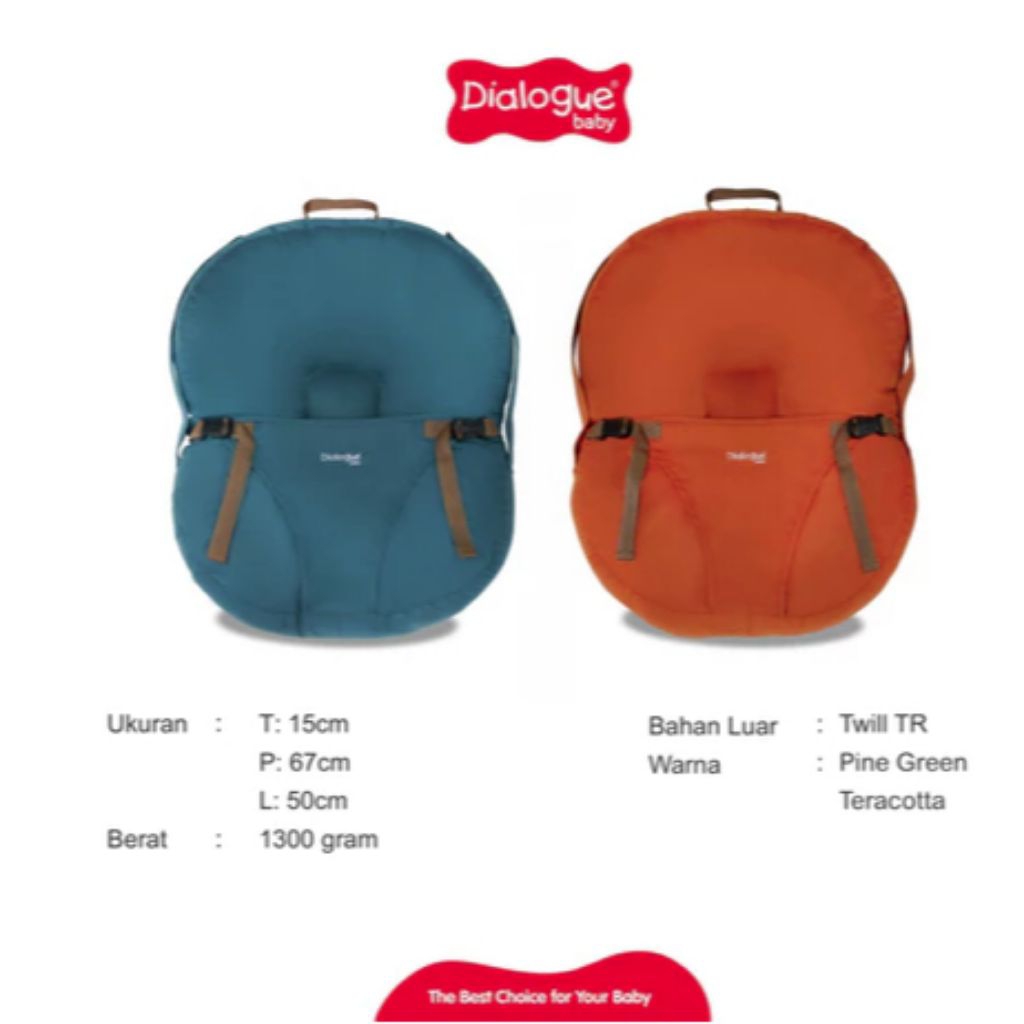 Kursi Sofa Bayi Sabuk Pengaman Bantal merah