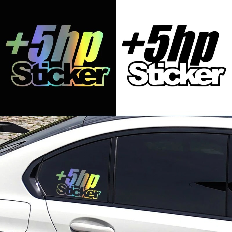G193 Stiker Vinyl Stiker Mobil JDM Truk Jendela Lucu Drift Hitam/Perak Mobil Granmax Apv Brio Avanza