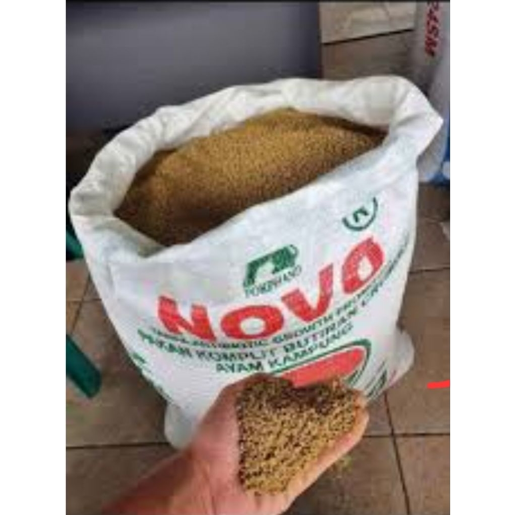 Pakan Ayam Novo N582 Pakan ayam kampung ayam broiler ayam petelur Repack 1 Kg