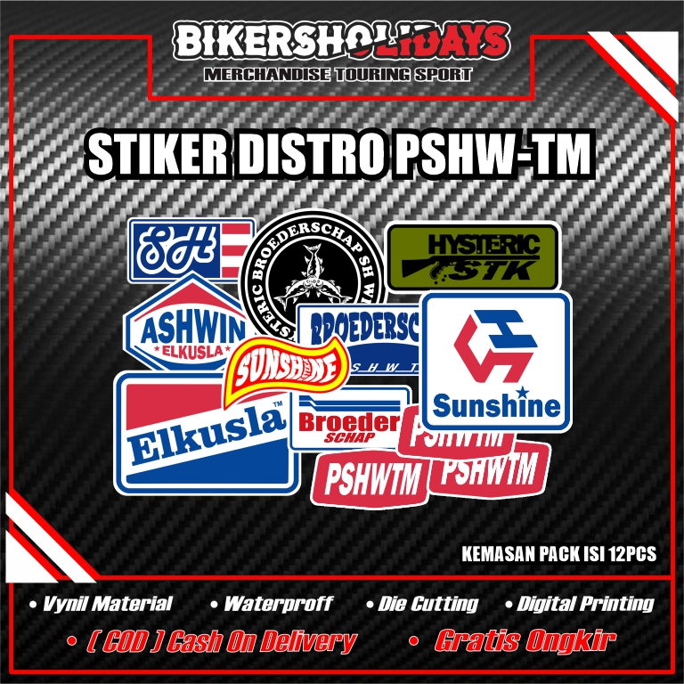 Stiker PSHW-TM / Stiker Pack Distro PSHW-TM
