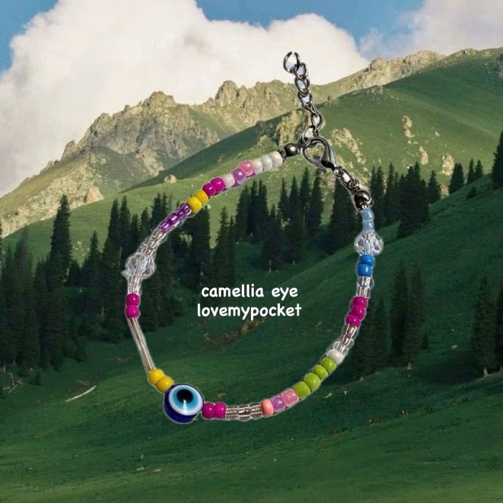 camellia evil eye | gelang tangan manik manik evil eye