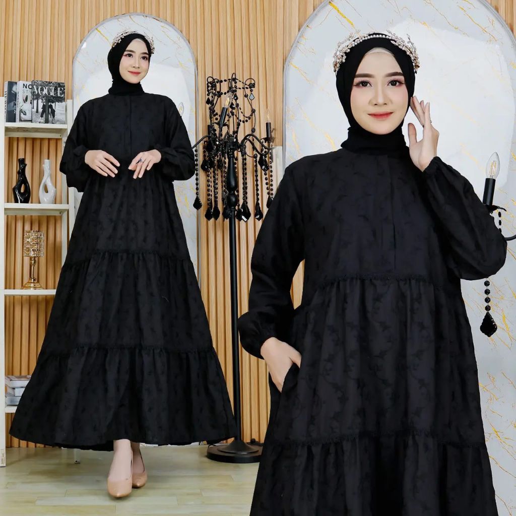 Rfama Gamis Muslim 3 Dara Elegan