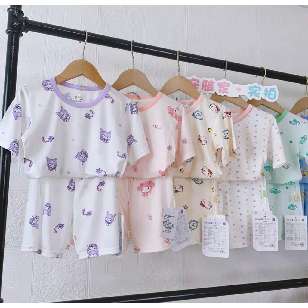 setelan anak perempuan TANCEL piyama baju tidur size 2 sd 12th