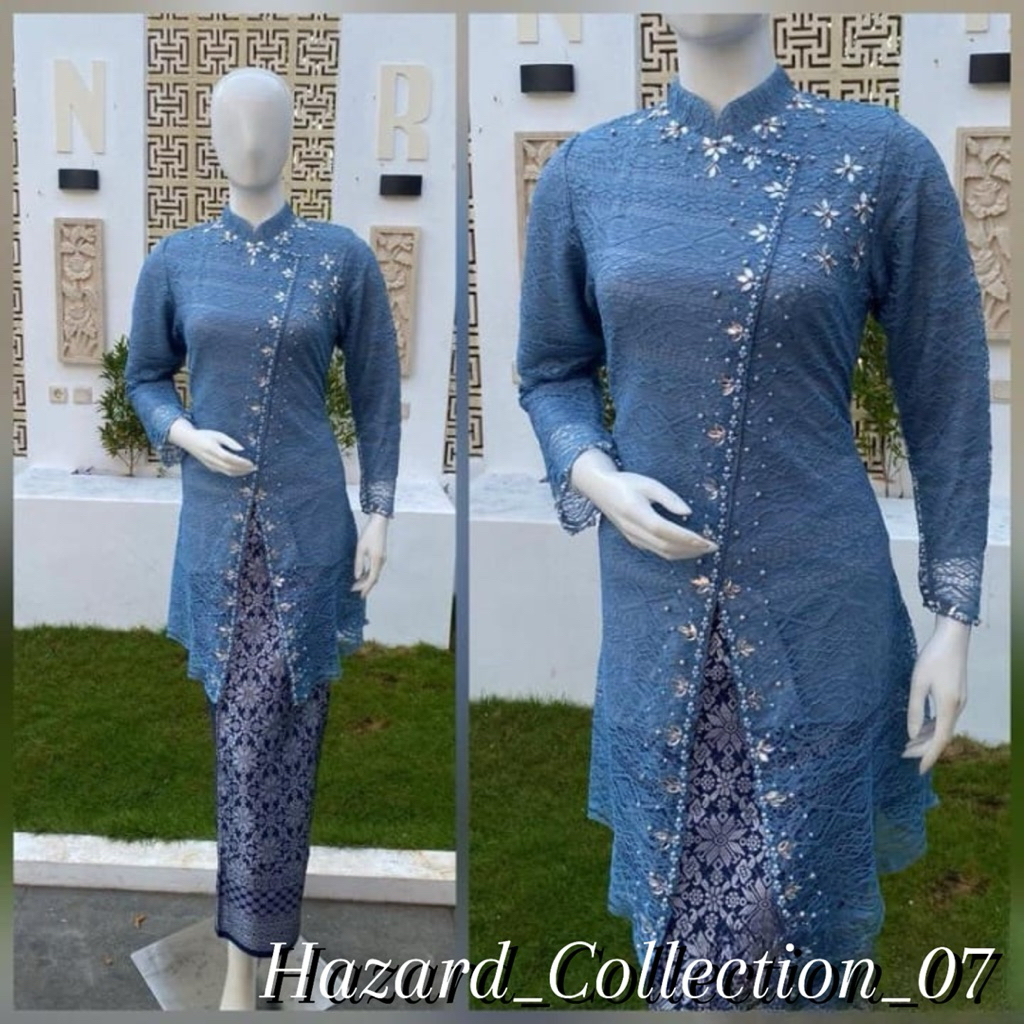 Kebaya Janggan One Set - Janggan Brokat - New Kebaya Janggan - Janggan Tunik Premium - Kebaya Jangga
