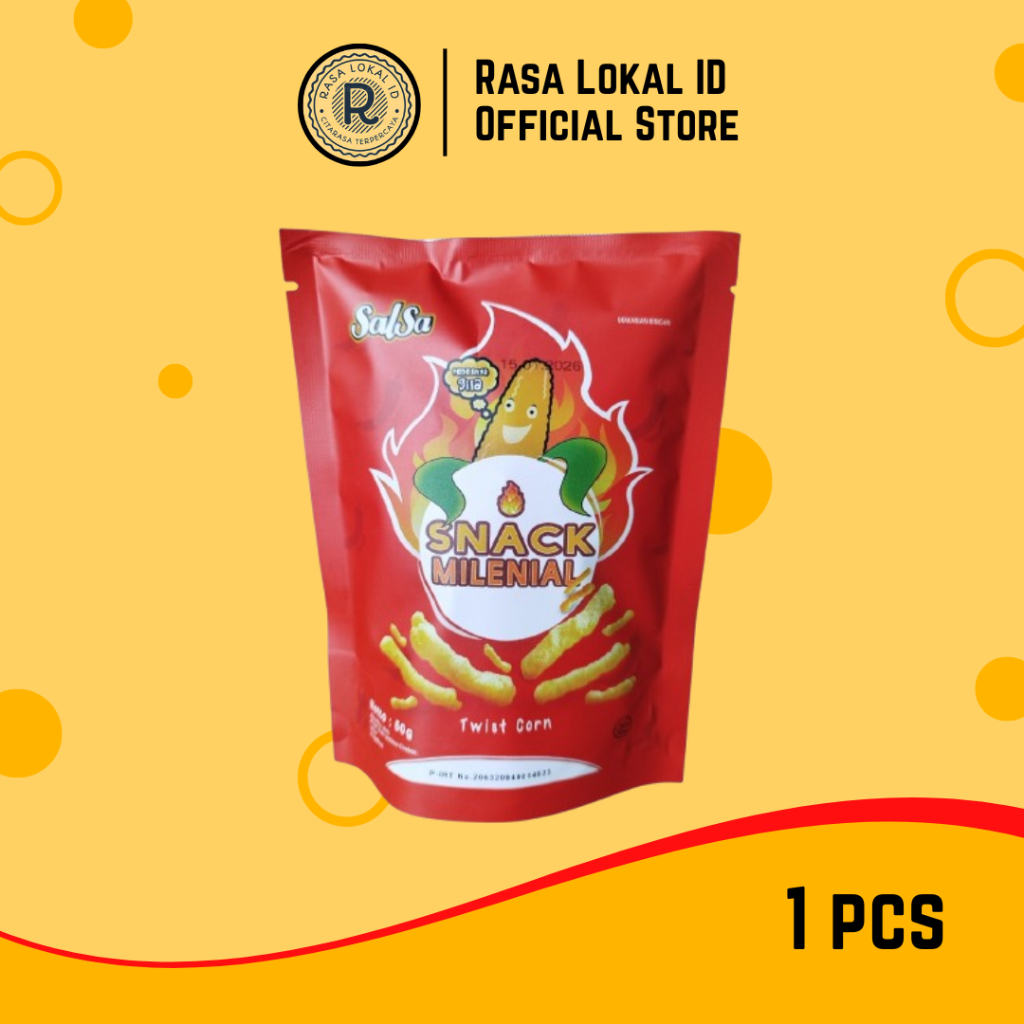Salsa Twist Corn Milenial Snack Gurih Bonus Berhadiah Uang - Rasa Lokal ID