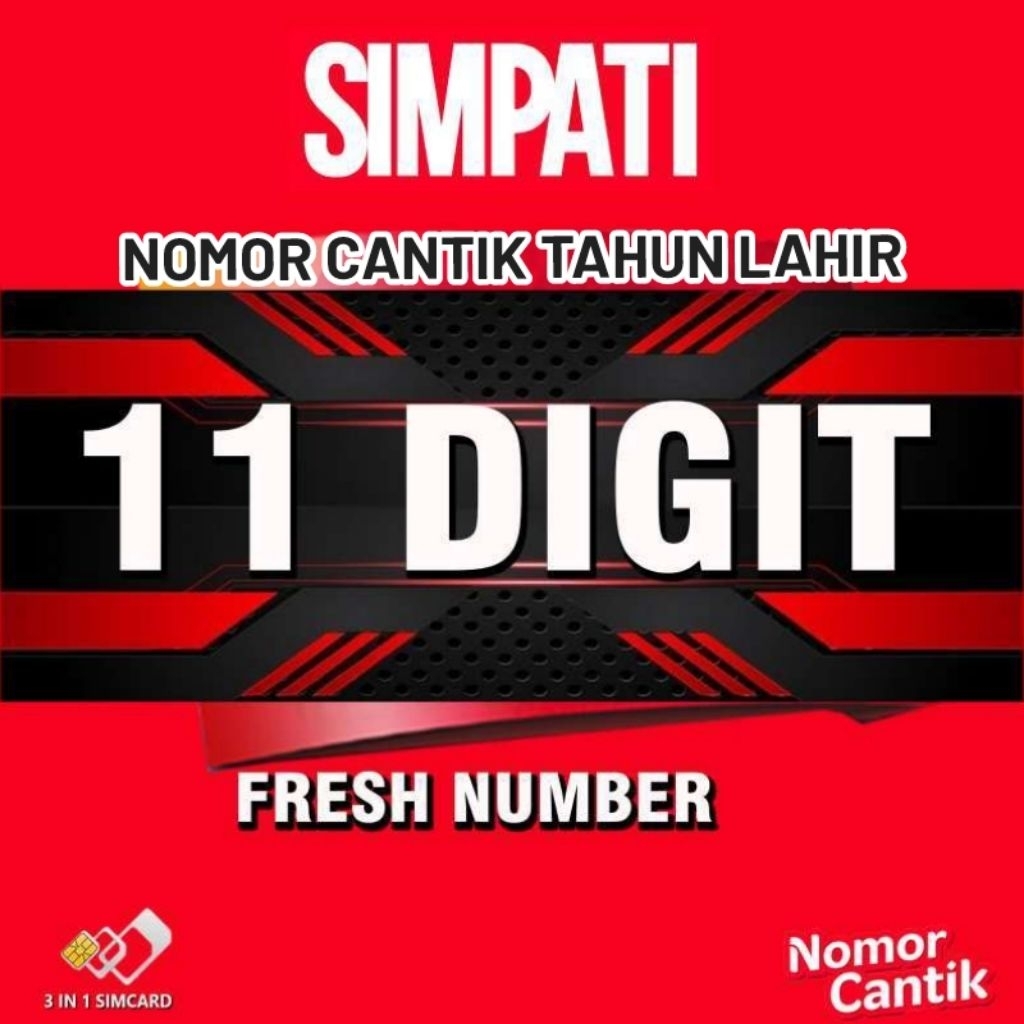 NOMOR CANTIK PERDANA SIMPATI (tahun lahir)