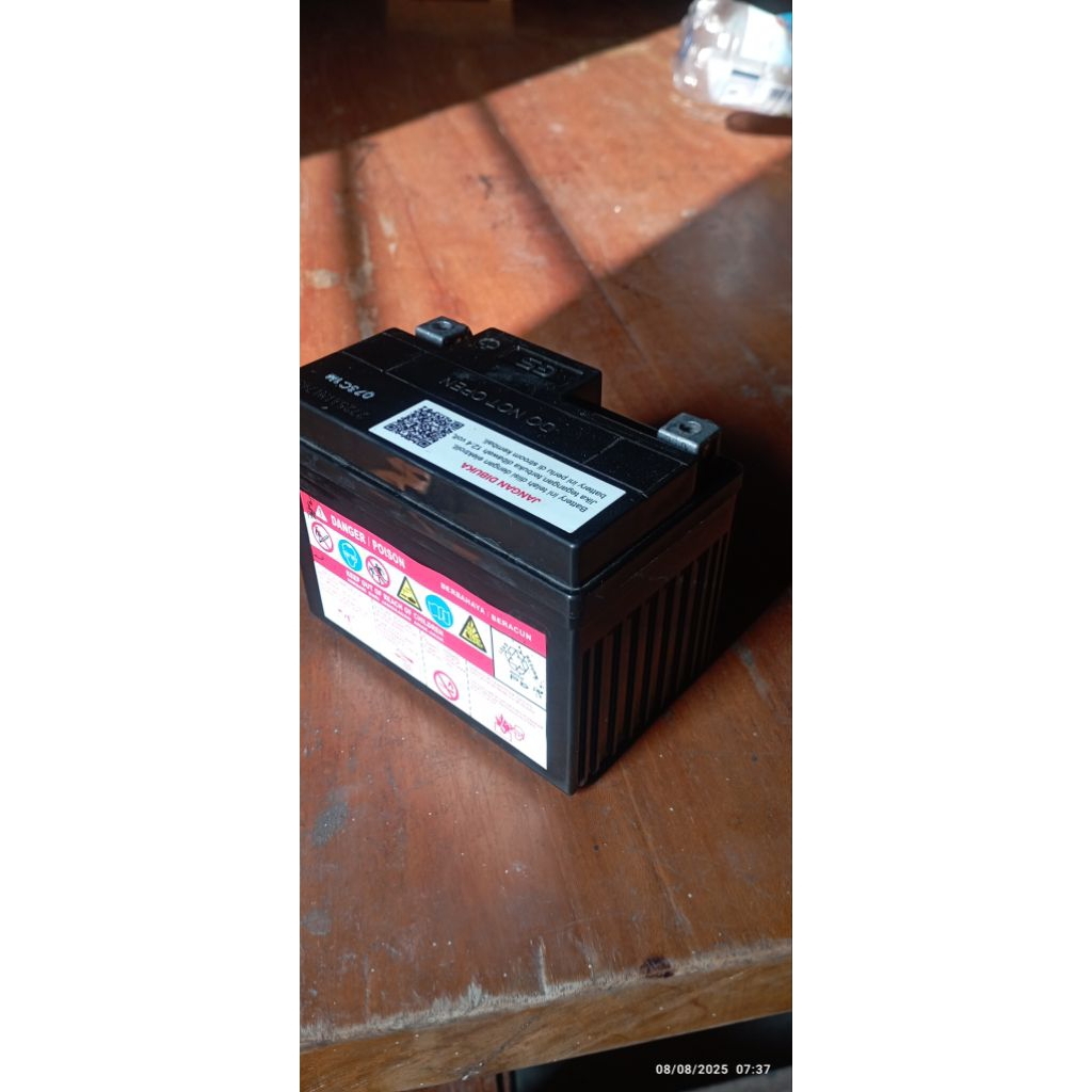 Aki second/bekas copotan merk (YUASA,GS,Hondagt5z)second normal