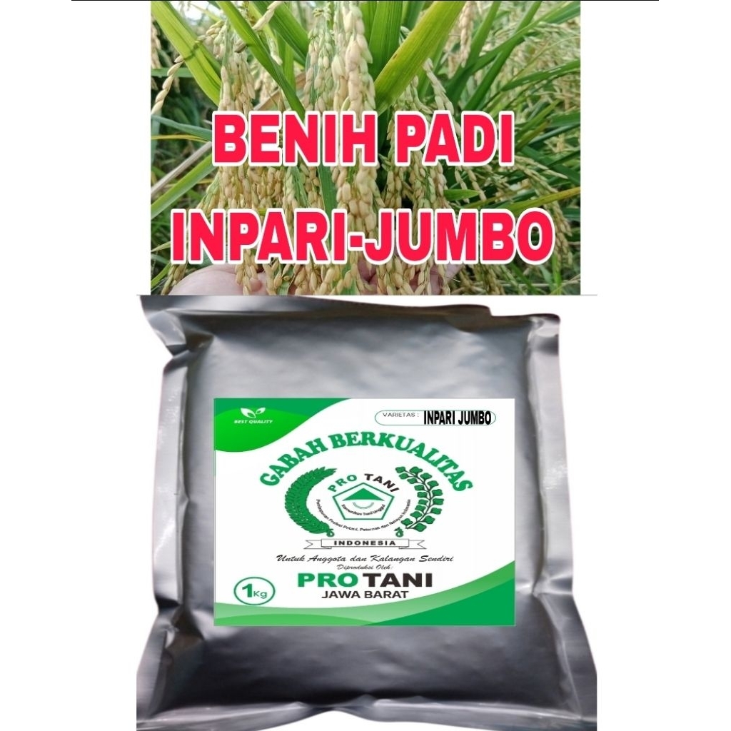 Cod 1kg benih padi inpari32 maxipro jumbo super original 100% kemasan prmium asli label putih