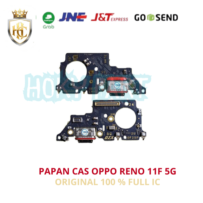 PAPAN KONEKTOR CAS FULL IC+MIC OPPO RENO 11F 5G (CPH2603) ORIGINAL