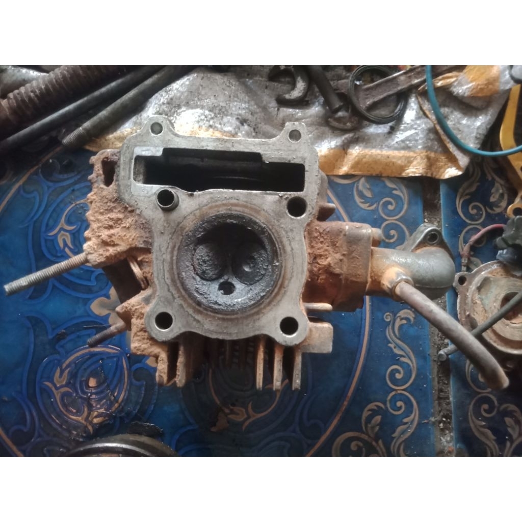 CILINDER HEAD BLOK HEAD VEGA LAMA 4ST FULL ISI AN ORIGINAL COPOTAN