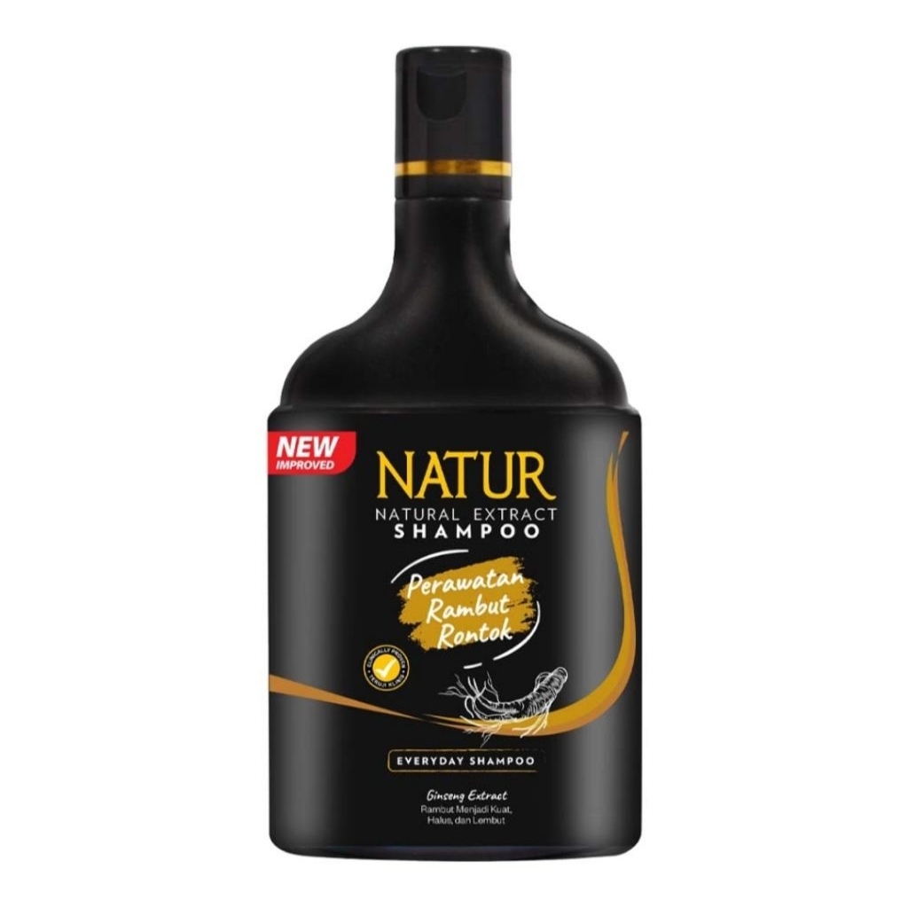 NATUR Sampo Perawatan Rambut Rontok Ekstak Ginseng 270 ml