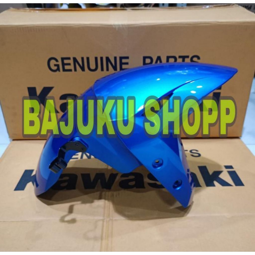 SPAKBOR DEPAN SEPAKBOR DEPAN FENDER ASSY FRONT ZX25 ZX25R ZX25R BIRU