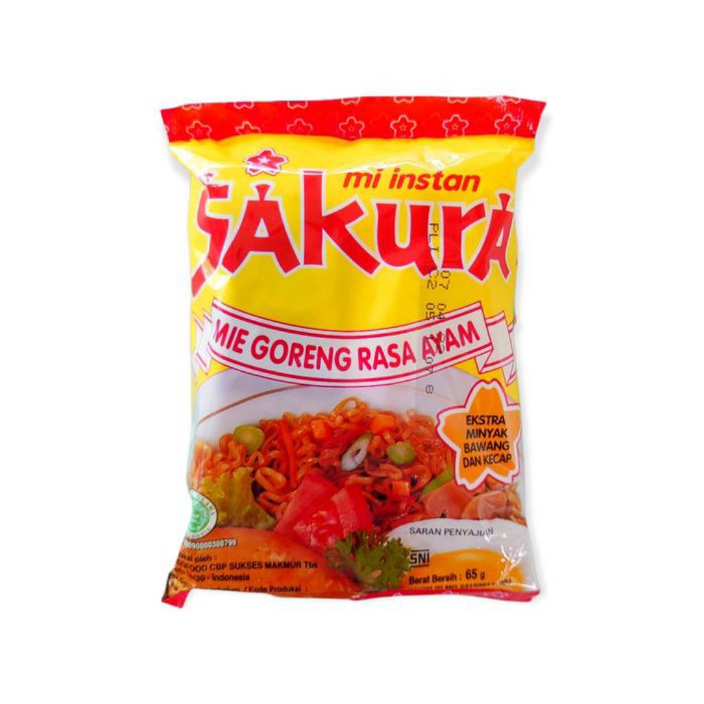Sakura Mie Goreng Rasa Ayam pcs 60 gr