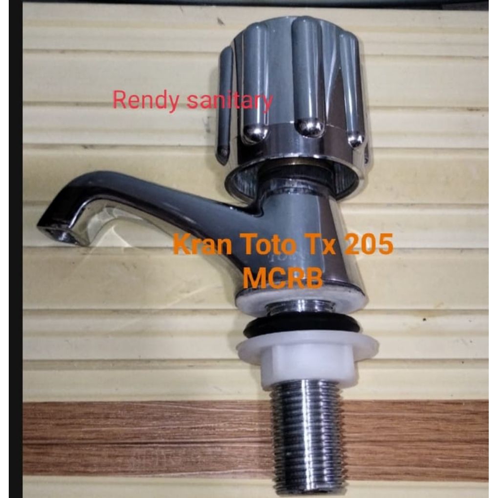 Kran wastafel Toto TX 205 MCRB // Kran wastafel cold only //Bekas