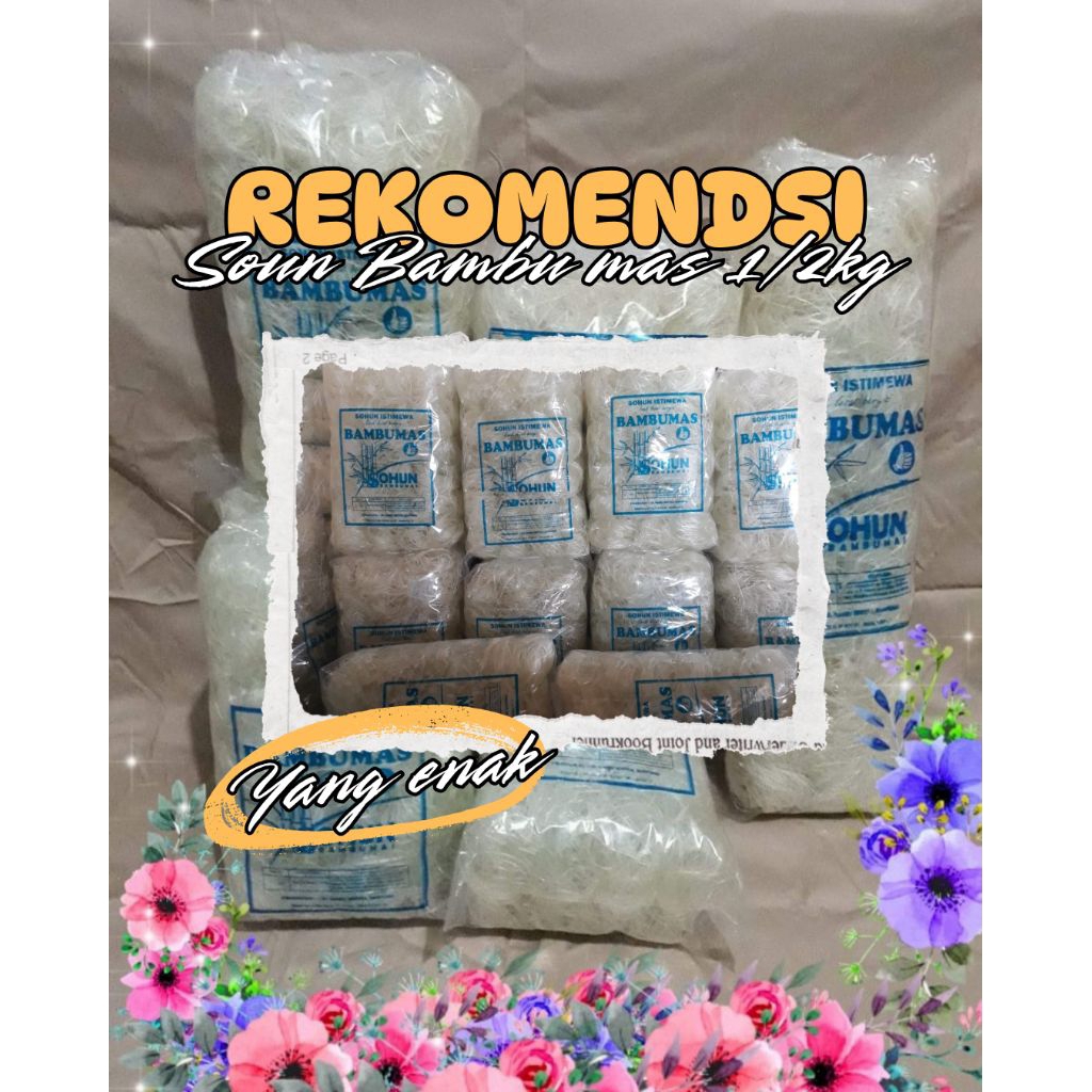 Mie soun putih 1/2kg