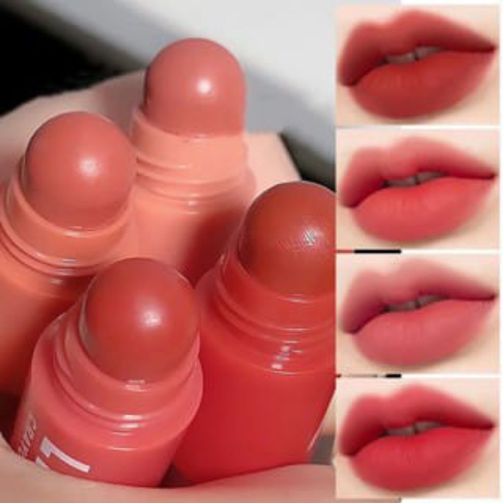 Cappuvini Crayon Lipstick isi 4 Warna - Lipstick Matte Lipstik Korean Lipstick 4in1 - Crayon Lipstik