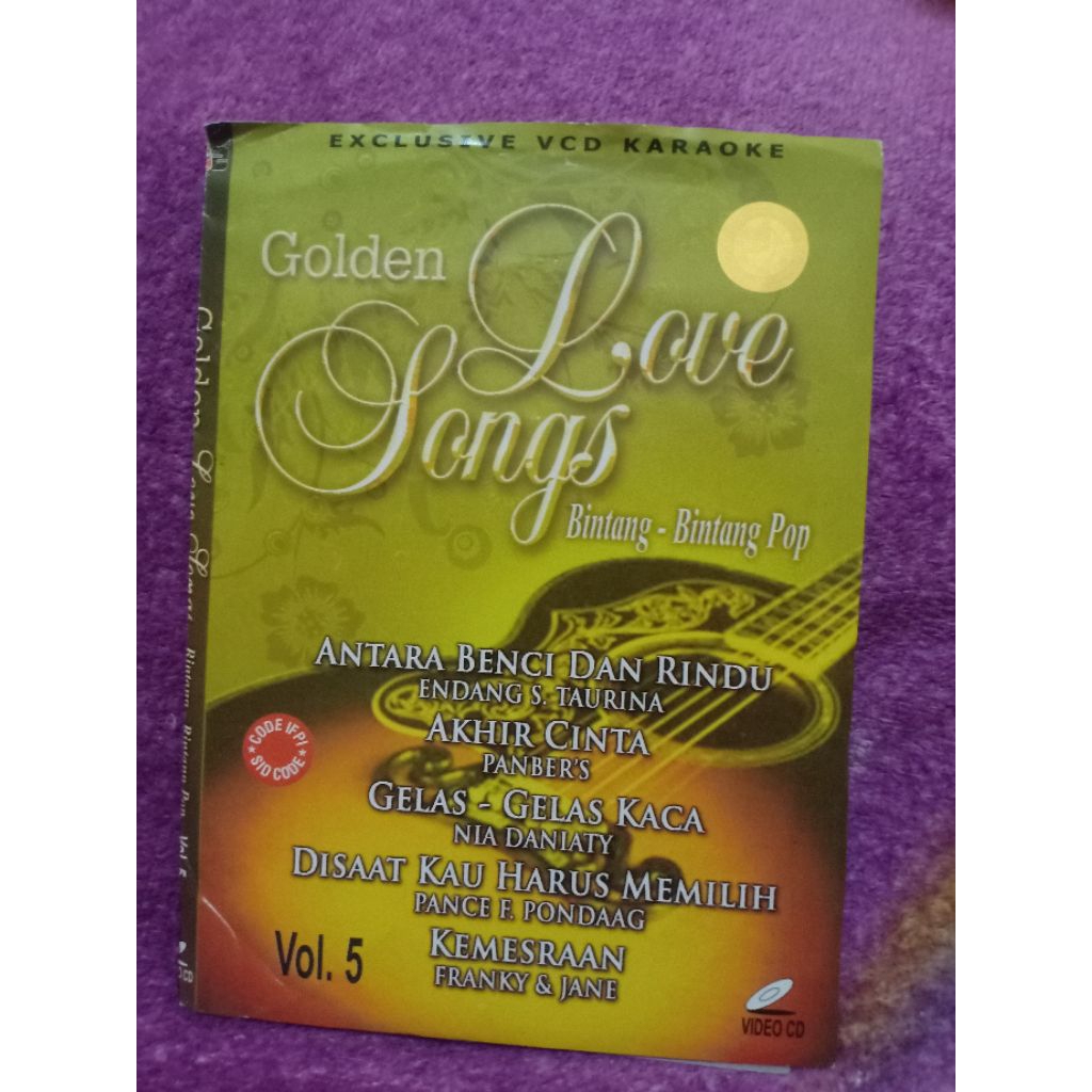 VCD GONDEL LOVE SONGS VOL 5