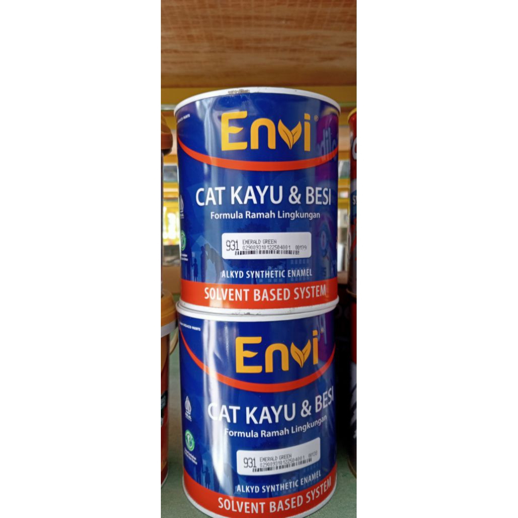 Envi Cat Kayu&Besi Emerald Green