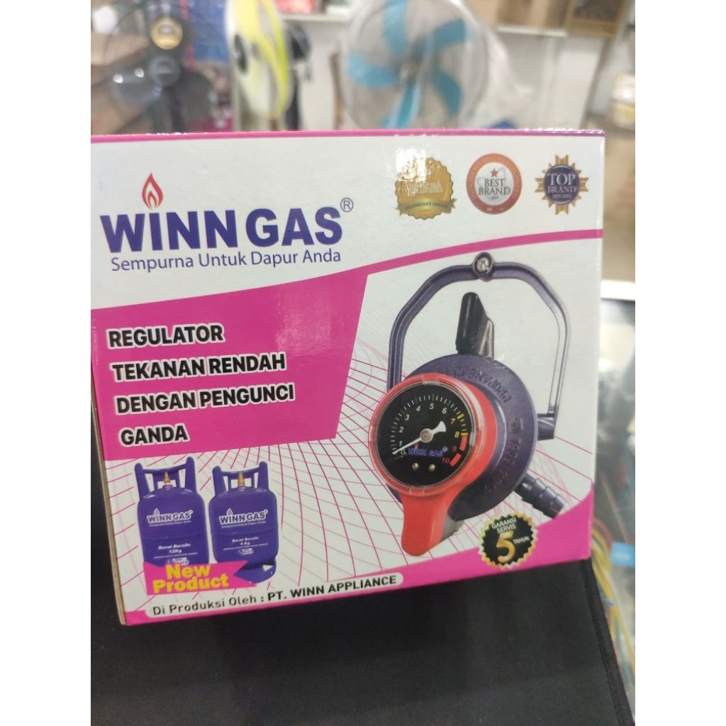 WINN GAS Regulator W 900M Regulator Tekanan Rendah Triple Lock PREMIUM Quality