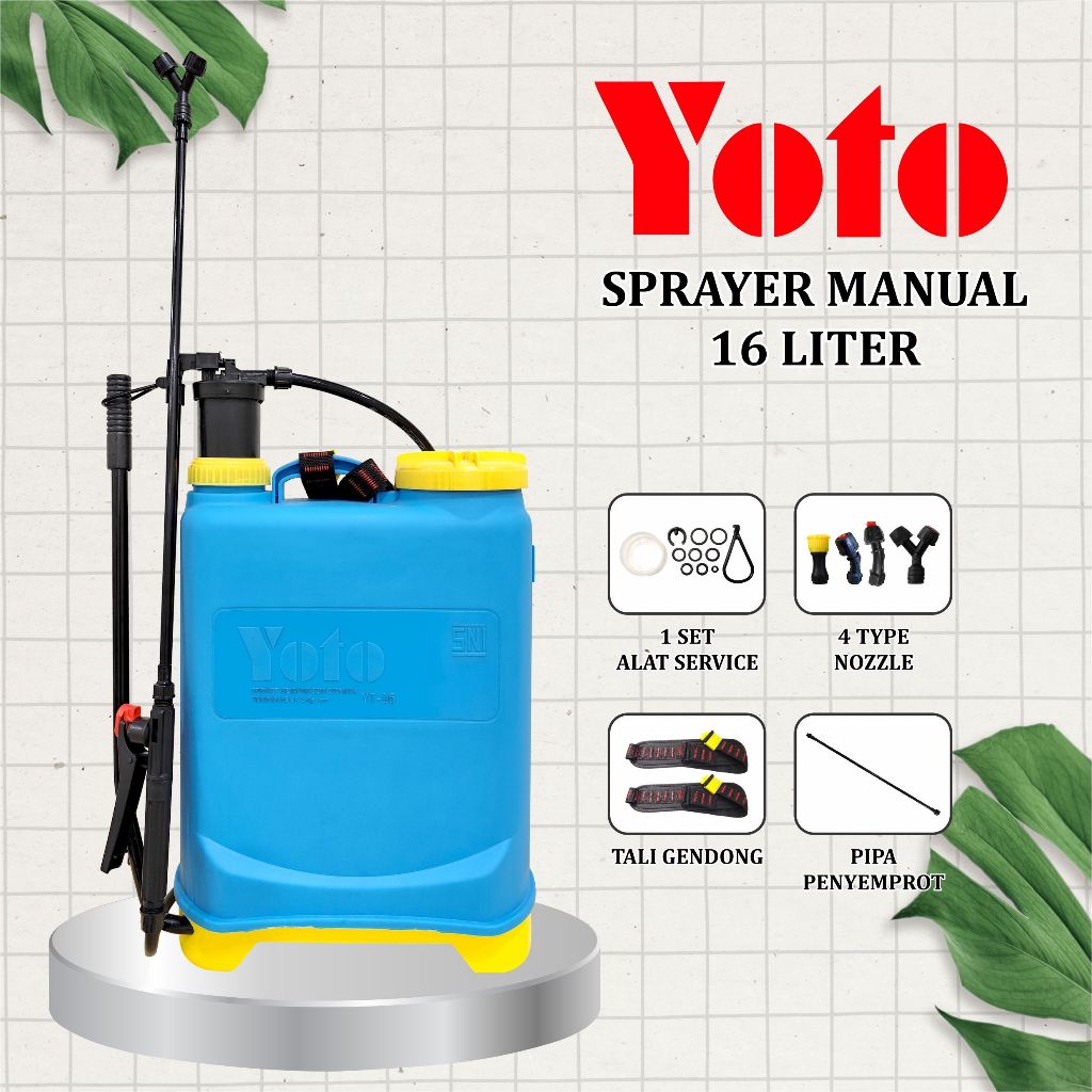 YOTO 16 Liter (YT-16) - Manual Sprayer