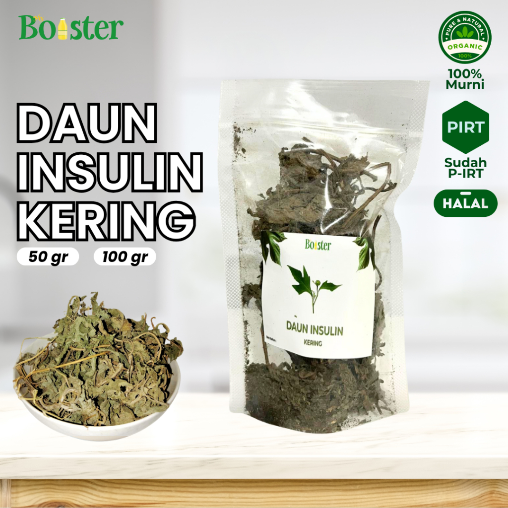 Mybooster Daun Insulin Kering Yakon Asli Untuk Diabetes / Teh Daun Insulin Kering Asli Herbal Alami