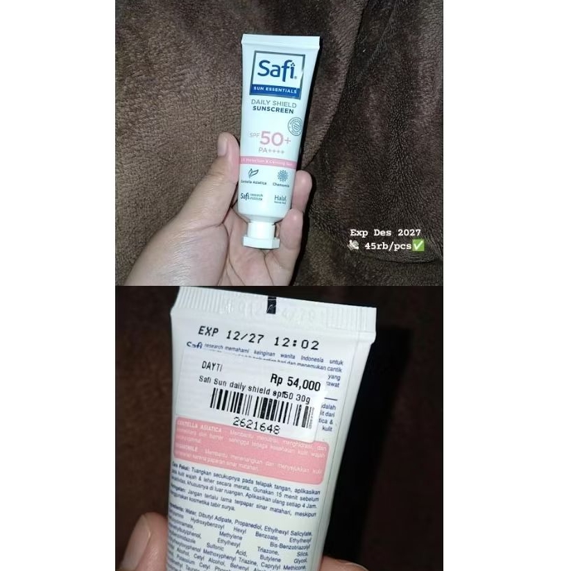 sunscreen SAFI