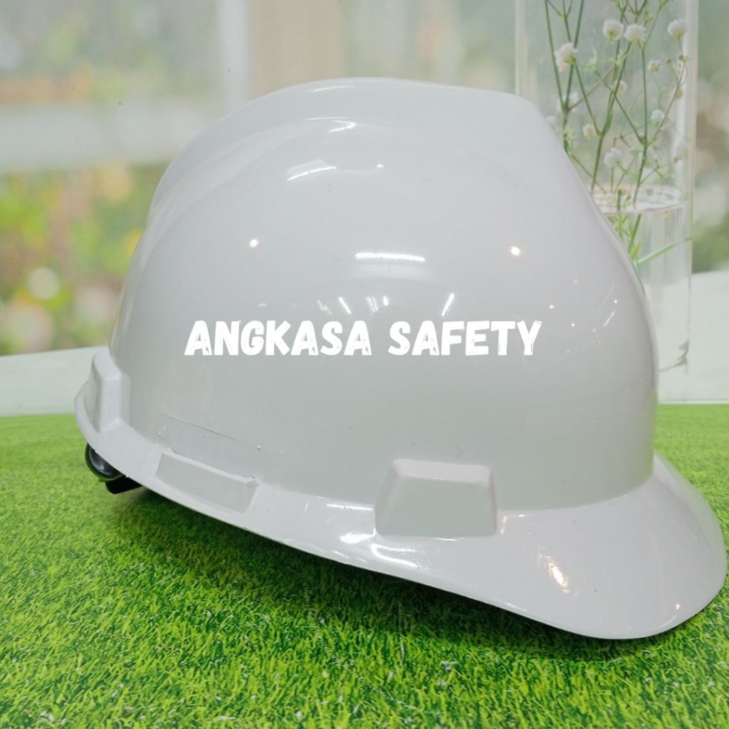 Helm Proyek Safety Mrek TS Lengkap Inner Strapon + Talidagu Murah