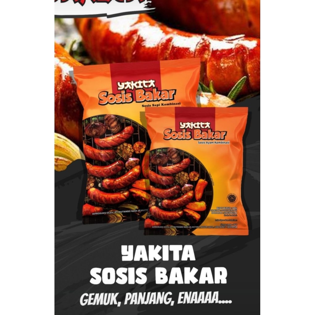 Yakita sosis bakar isi 13 | sosis bakar | sosis jumbo mini | MQ Frozen food