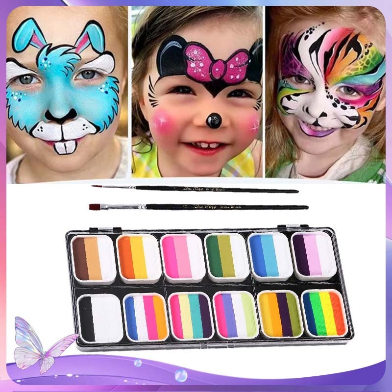 Cat Face Painting Anak Cat Wajah Face Painting Face Painting Anak Makeup Halloween Cosplay