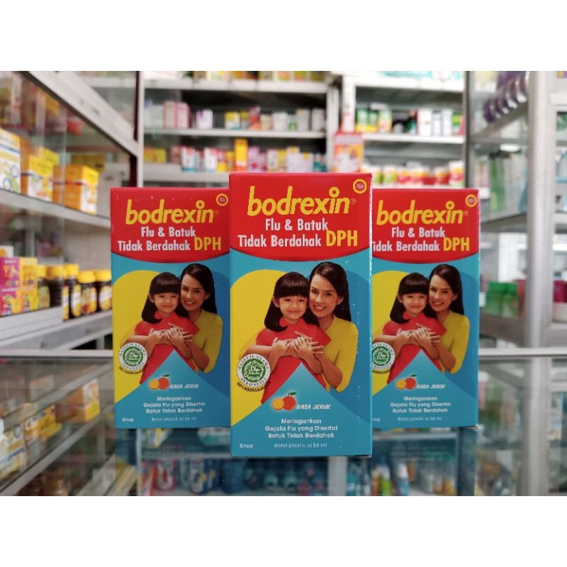 BODREXIN DPH SIRUP/BATUK KERING/PILEK/DEMAM 60 ML