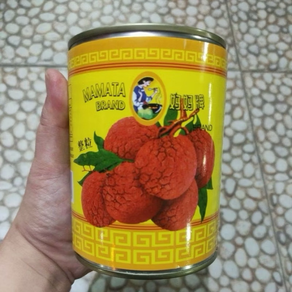 Mamata Lychee in Syrup (Buah Leci Dalam Kaleng) 565GR