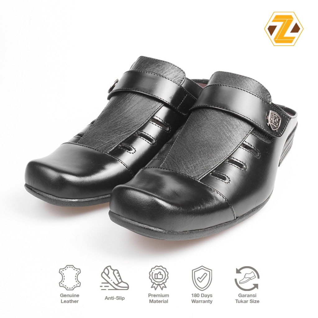ZEGER Sepatu Selop kulit Pria - BP 404