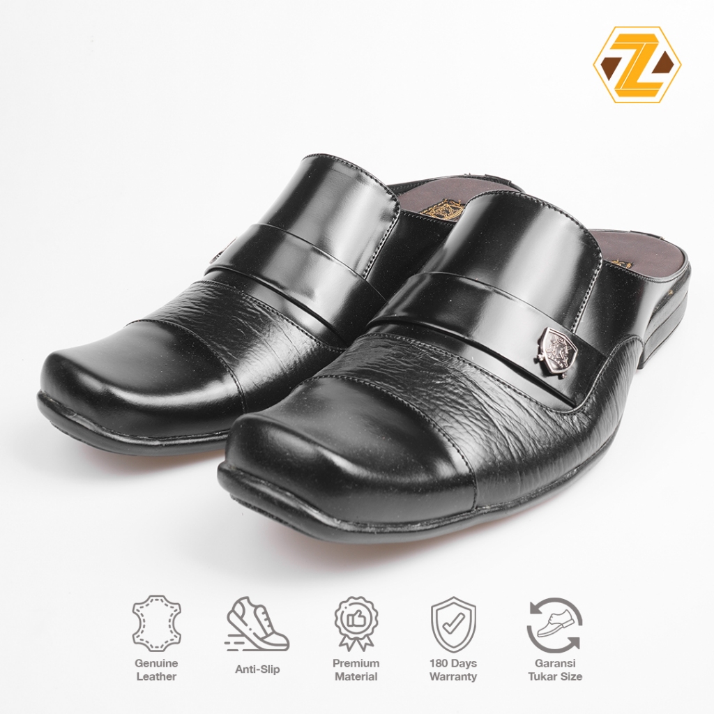 ZEGER Sepatu Selop kulit Pria - BP 402