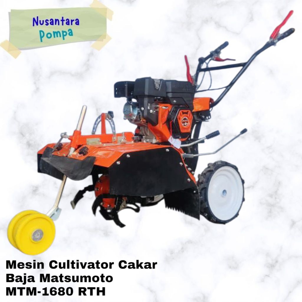 Mesin Cultivator Cakar Baja Matsumoto MTM-1680 RTH
