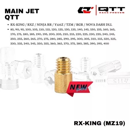 (MZ19) Main jet spuyer QTT Rx king Ninja RR Rxz Rxs Tzm 125Z Nova Dash MAIN JET RX KING MZ19