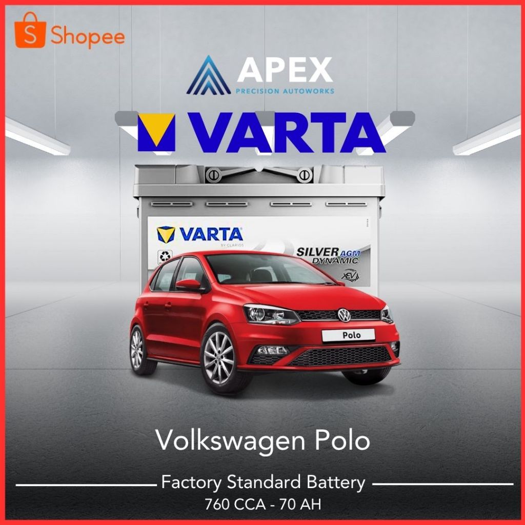 Aki VARTA SILVER DYNAMIC AGM VOLKSWAGEN POLO