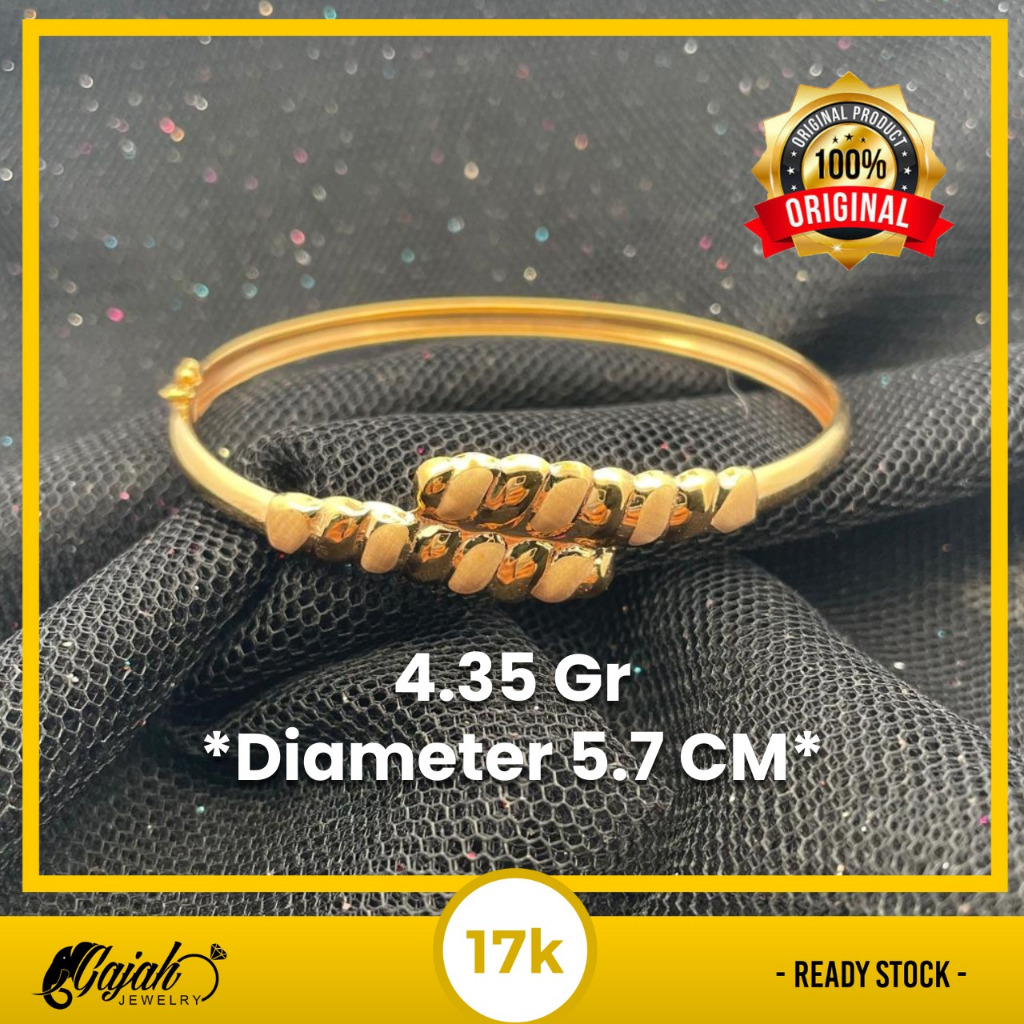 Gelang Emas 17K 4.35 Gram Toko Emas Gajah Online Salatiga 7936