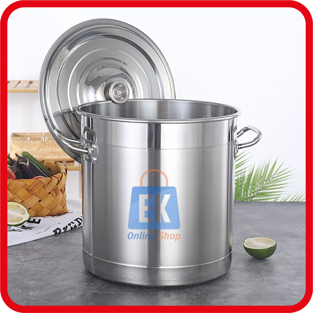 Panci Stainless 45cm - 70L | Dandang Stainless Steel | Panci Stainless Steel Tebal | Panci Jumbo