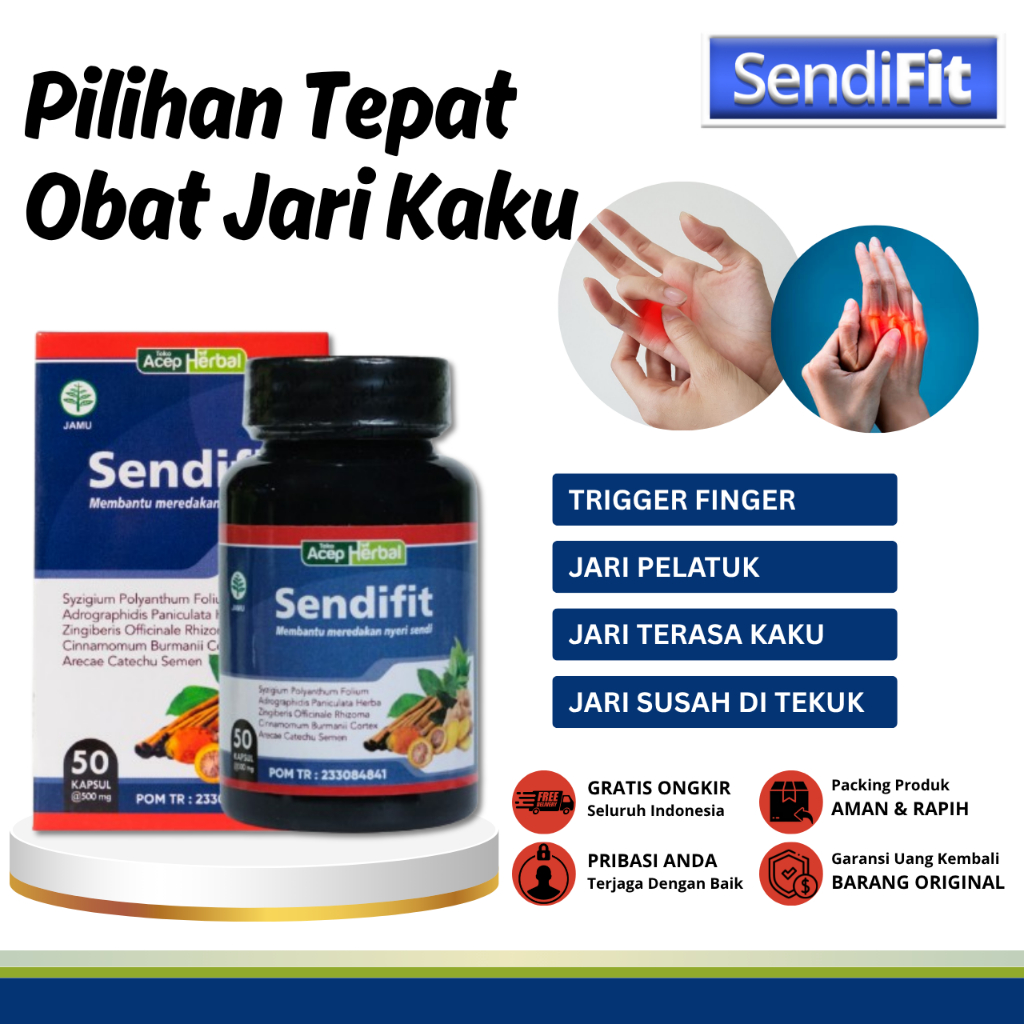 Obat Jari Tangan Kaku, Obat Trigger Finger, Obat Jari Susah di Tekuk dan Luruskan, Obat Jari Pelatuk