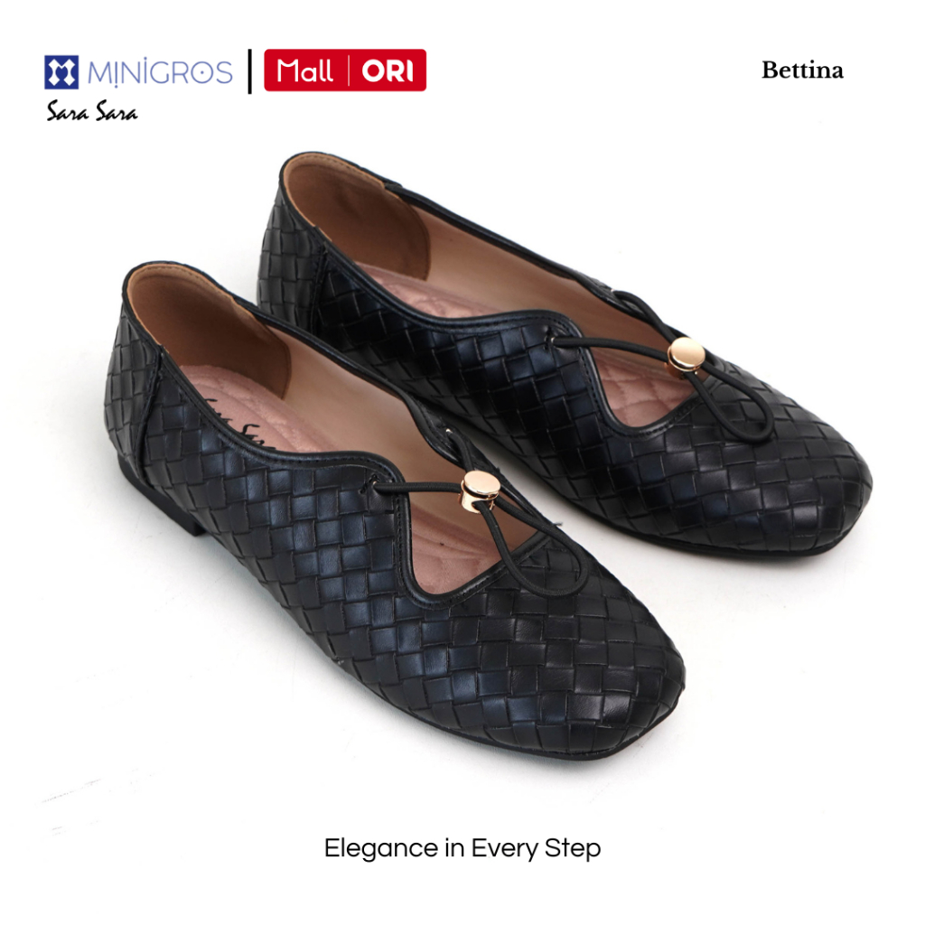 Sara Sara Bettina Flatshoes Wanita Casual Sepatu Slip on