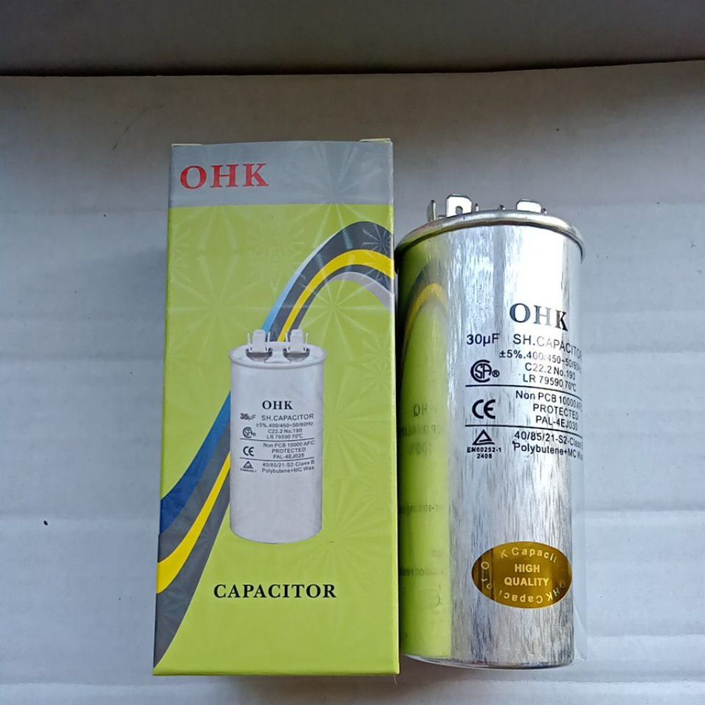 capasitor/capasitor AC 30uf ohk japan quality
