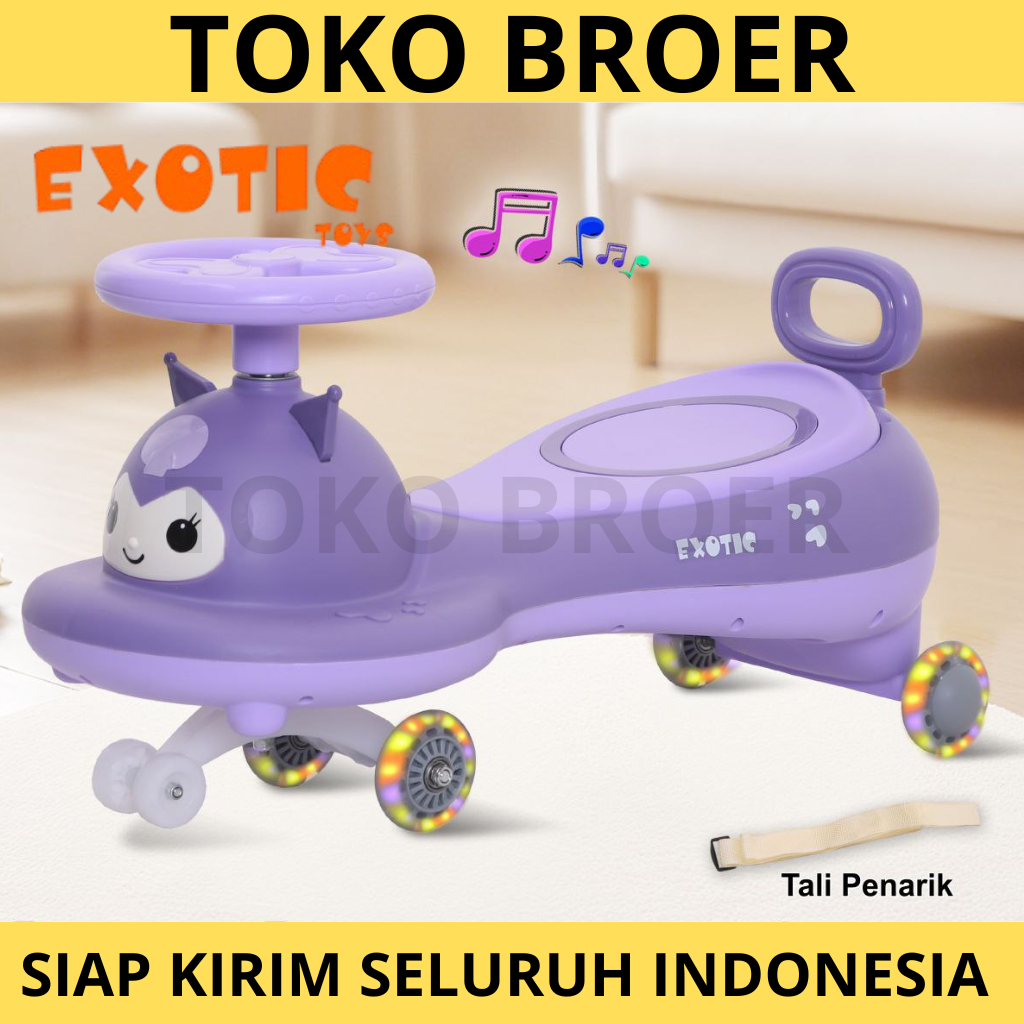 Swing Car Exotic ET 3102 3103 Magic Tolocar Mobil Mainan