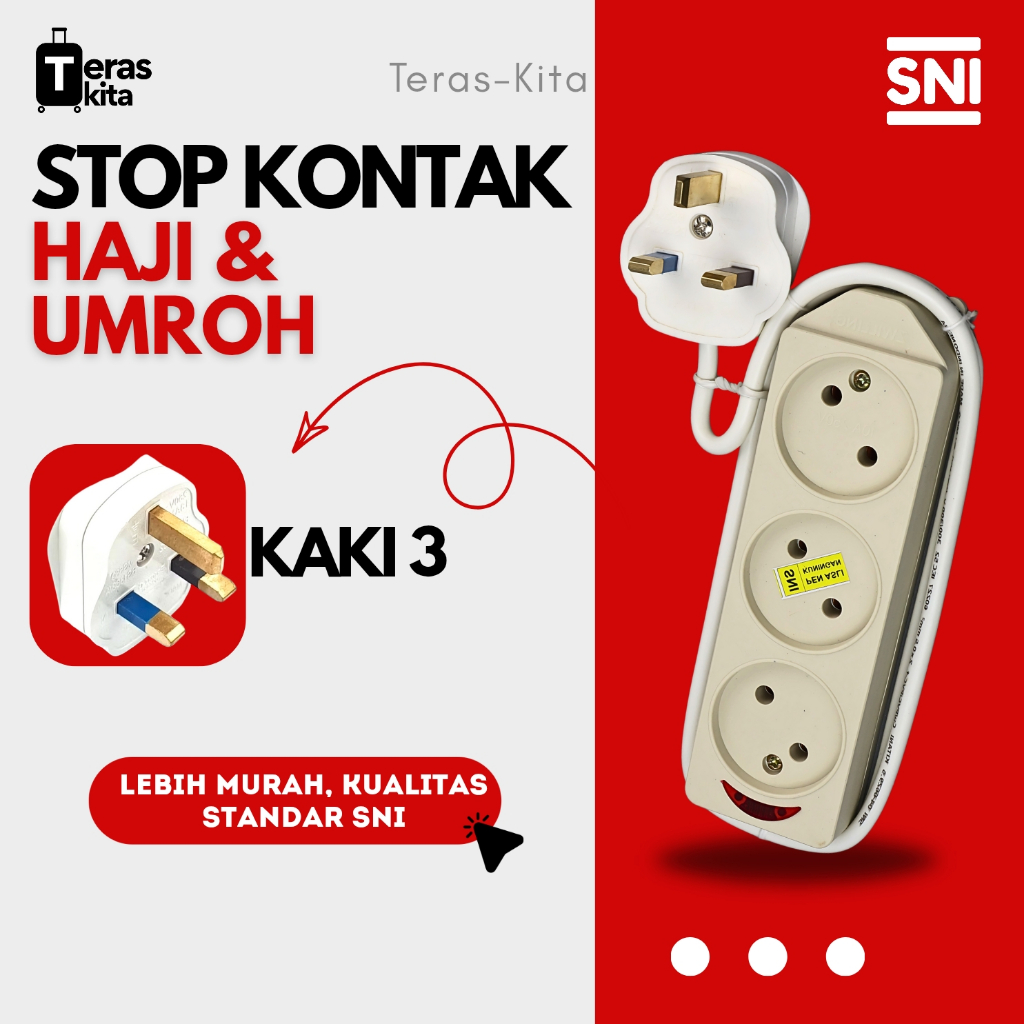 Stop Kontak Colokan Kaki 3 Travel Umroh dan Haji
