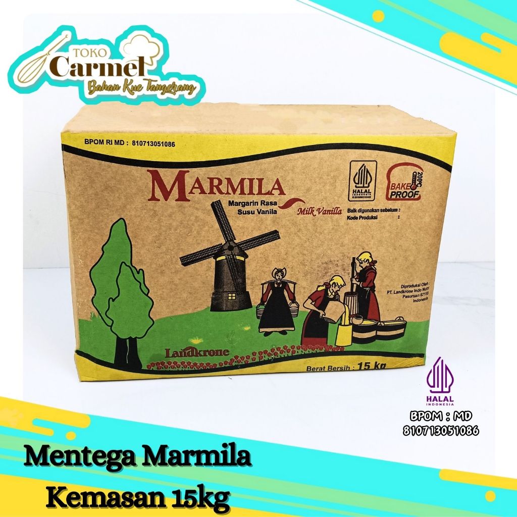 Marmila 15kg Margarin Serbaguna Aroma Susu Vanila