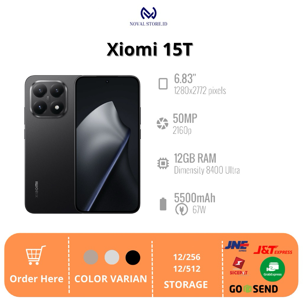 Xiomi 15T 12/256 New Resmi indonesia